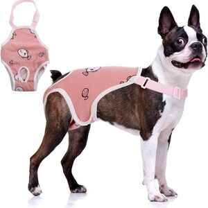 Dog Diapers Female Washable Sanitary Pantie with Adjustable Suspender, Reusable